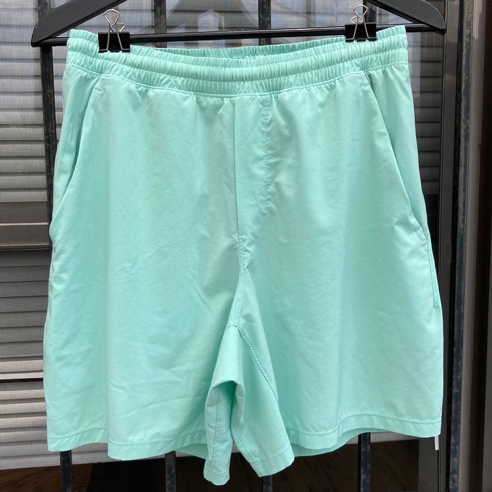 Lululemon teal shorts (mens small), unisex fit